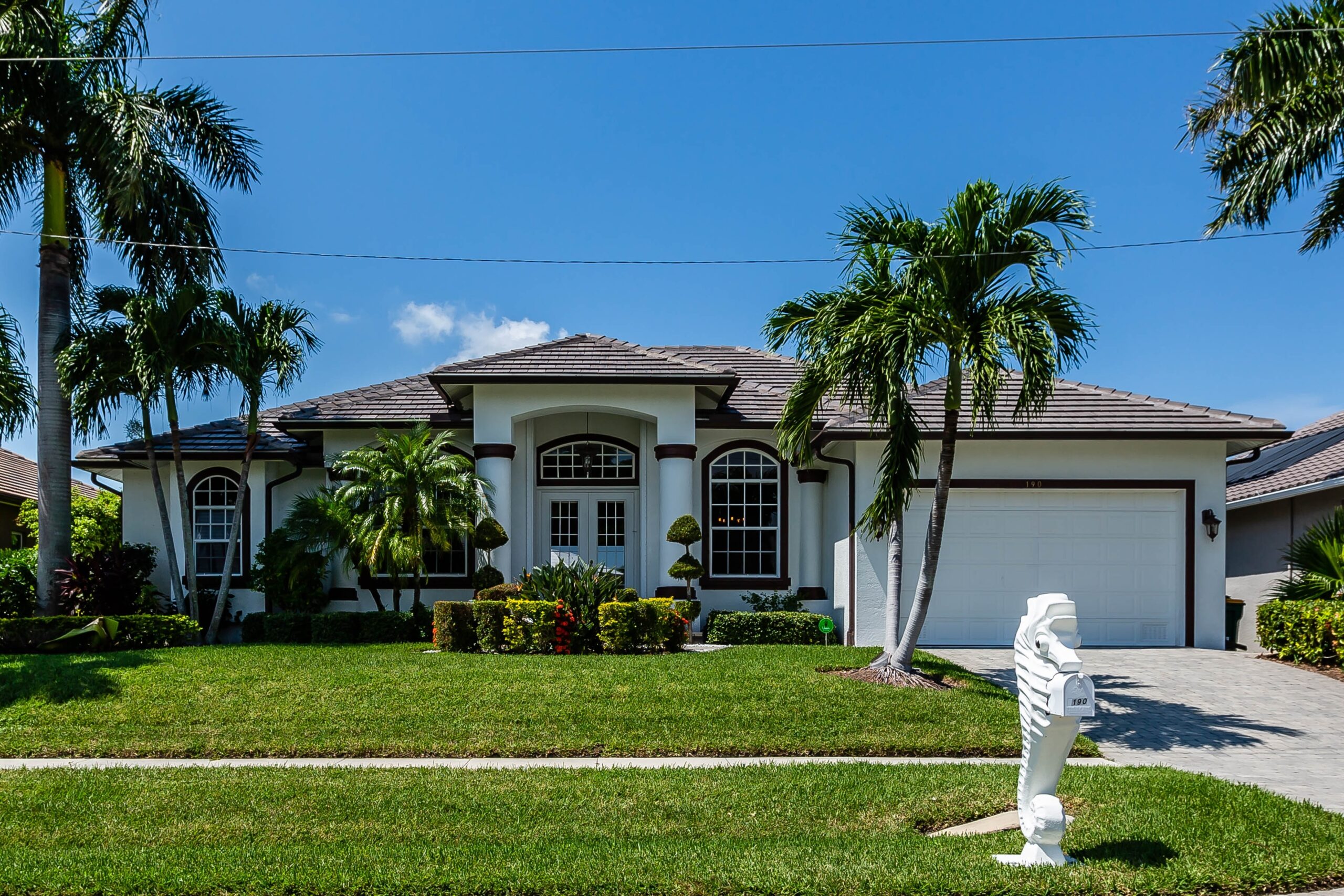 house palm tree exterior real estate 
